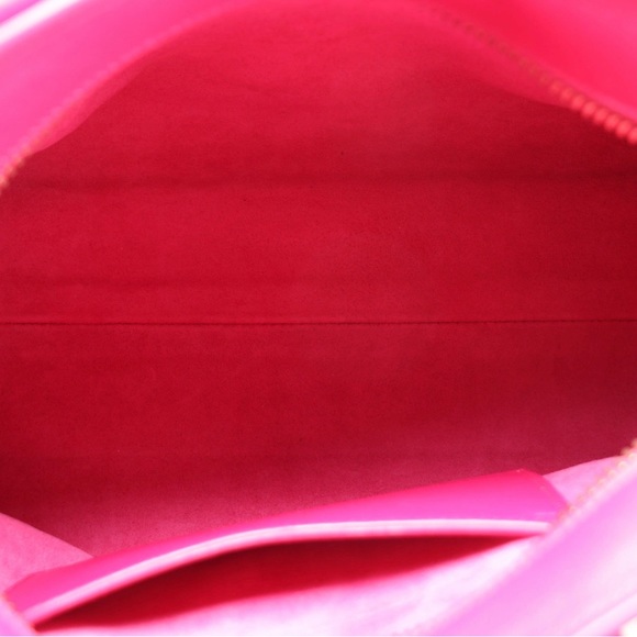 Saint Laurent Monogram Cabas Dark Pink Calfskin Leather Purse YSL Bag - Picture 13 of 16